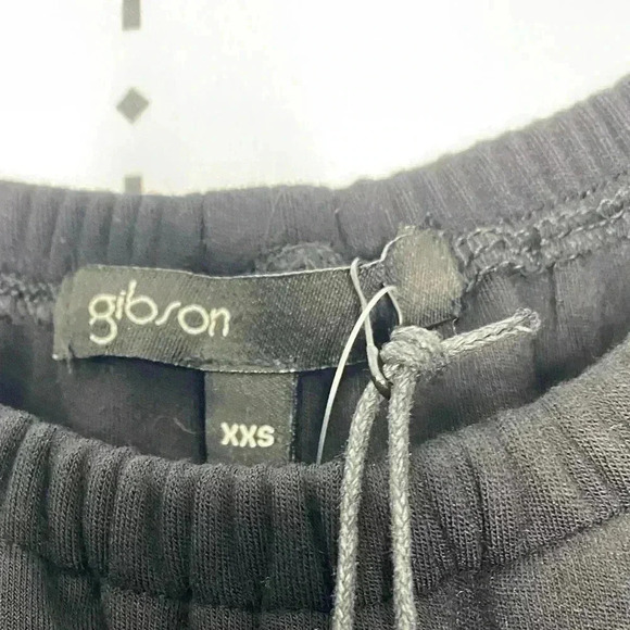 NWT Gibson Black Off Shoulder Slit Back Wide-leg Jumpsuit - Picture 10 of 10